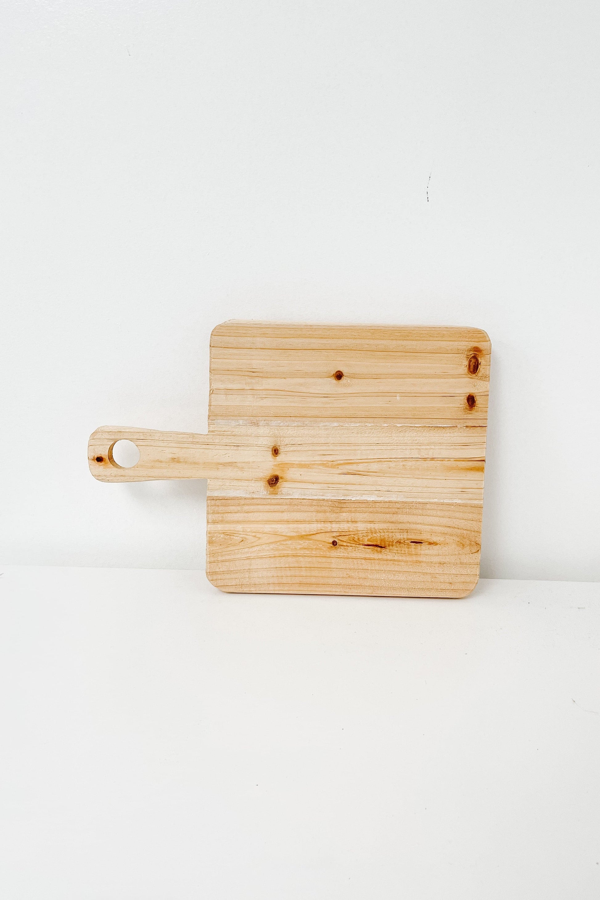 Square Rustic Cutting Board / Charcuterie Board – Handmade Wooden Serving Board - The Scented Market  Display Boards   
