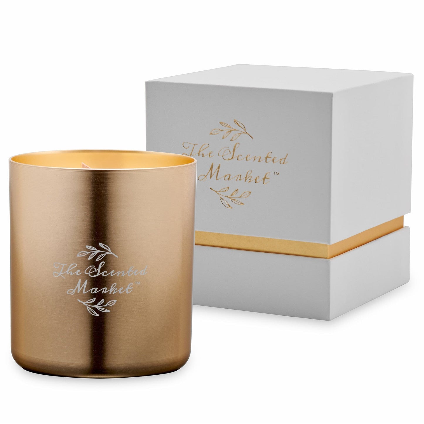 TEAKWOOD Wood Wick Candle 10 oz - The Scented Market  Candles   