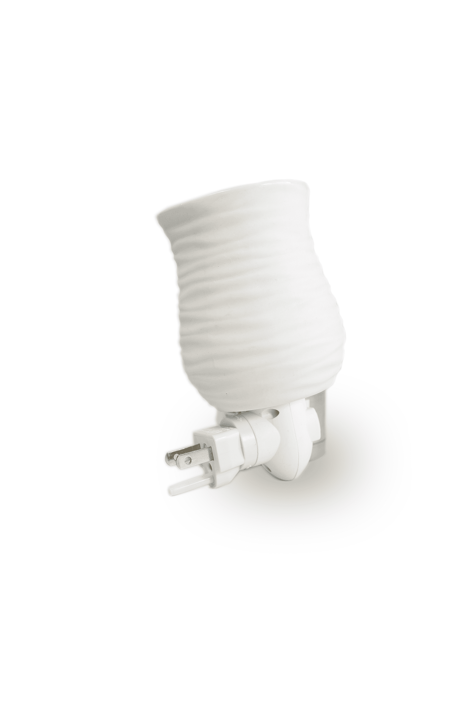 Wax Melter /  Warmer Plug IN - Matte White Swirl - The Scented Market  Home Fragrance Accessories   