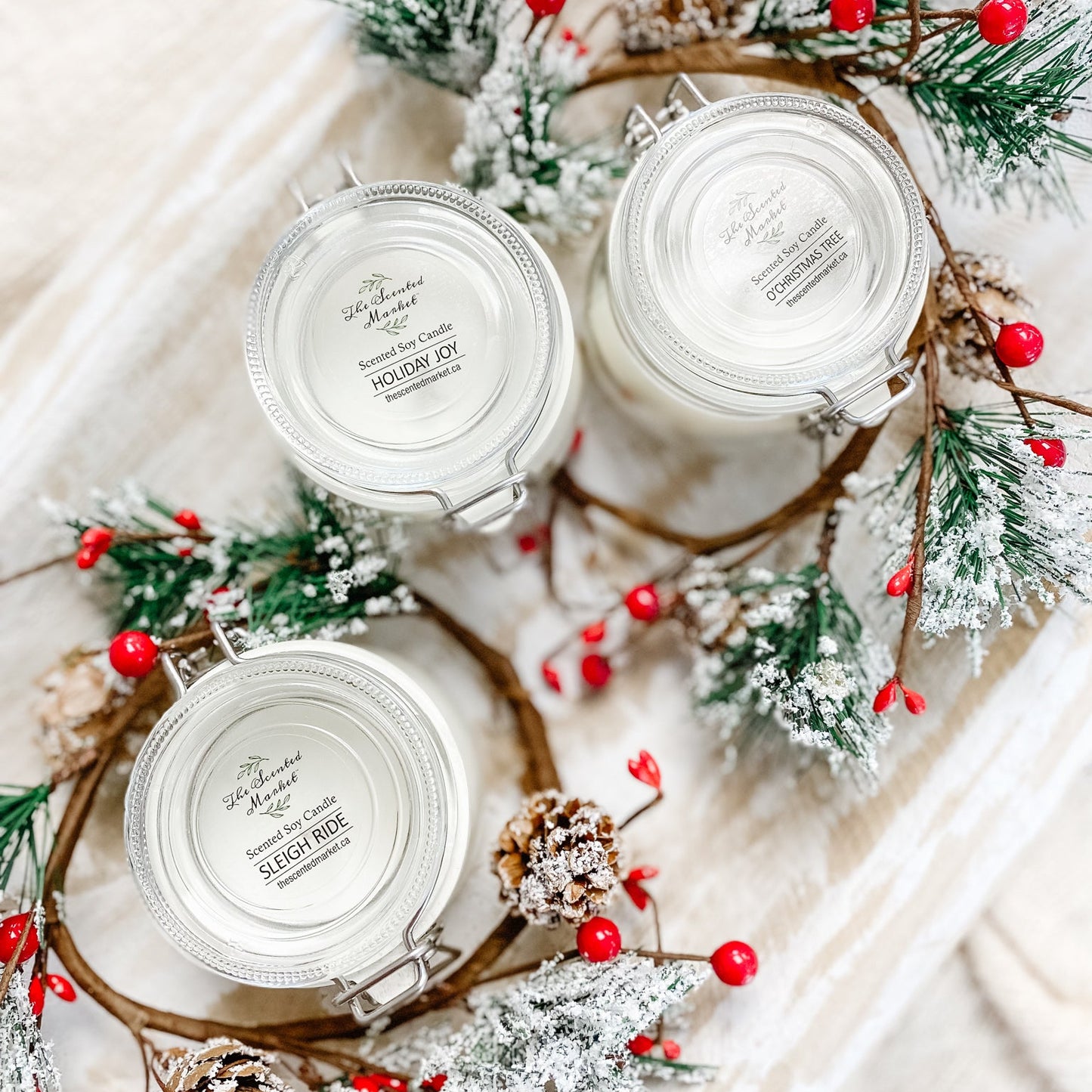 Winter Collection 3 Pack - The Scented Market  Candles   