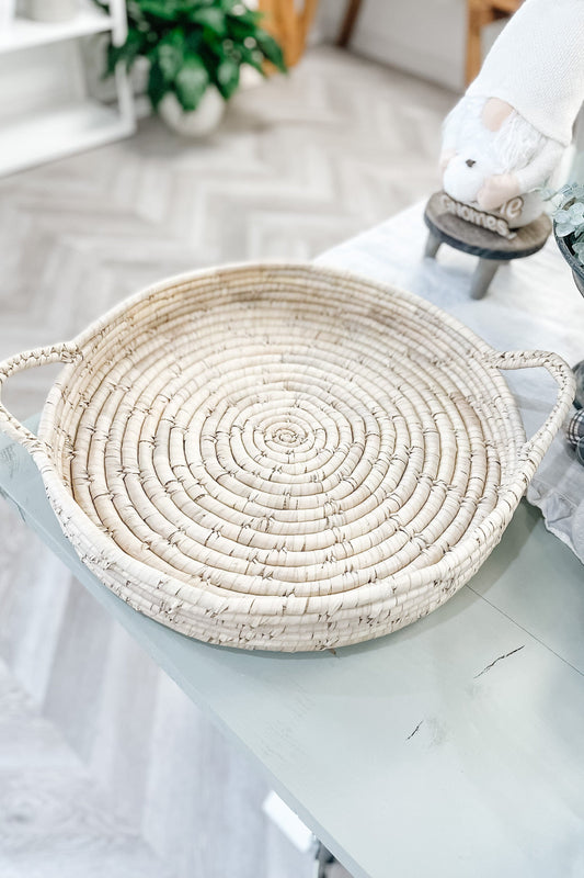 Circle Woven Tray - Extra Large