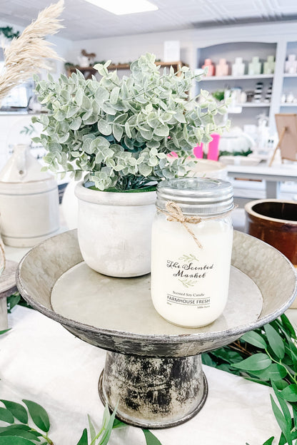Faux Eucalyptus in a Matte Pot - The Scented Market 