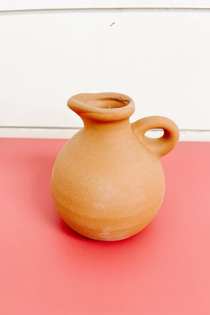 Clay Vase with handle