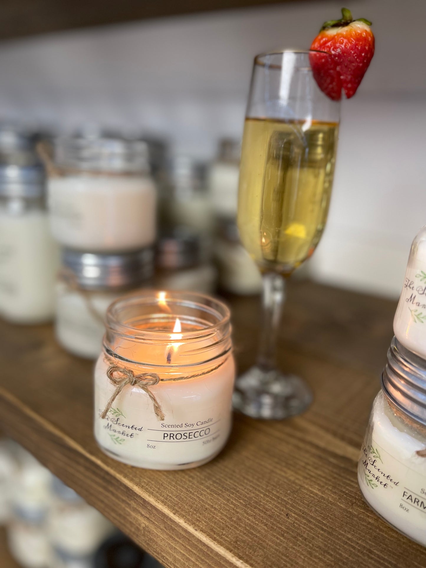 PROSECCO Soy Wax Candle - The Scented Market 