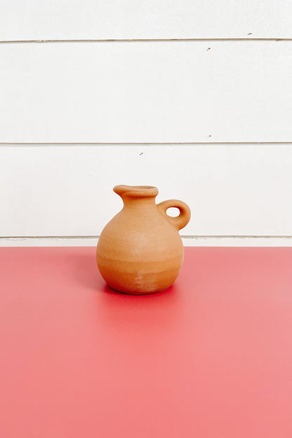 Clay Vase with handle