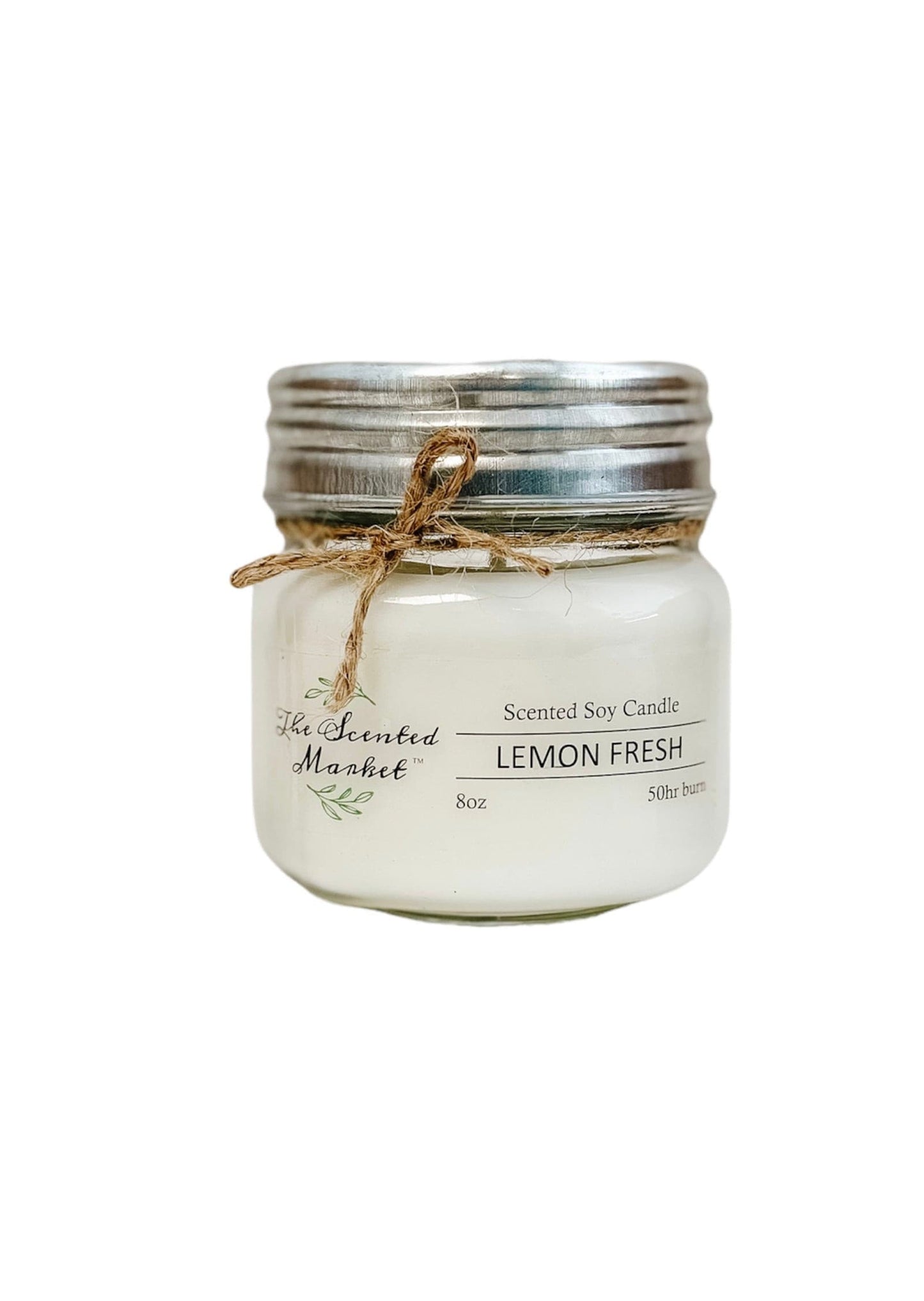 LEMON FRESH Soy Wax Candle 8 oz